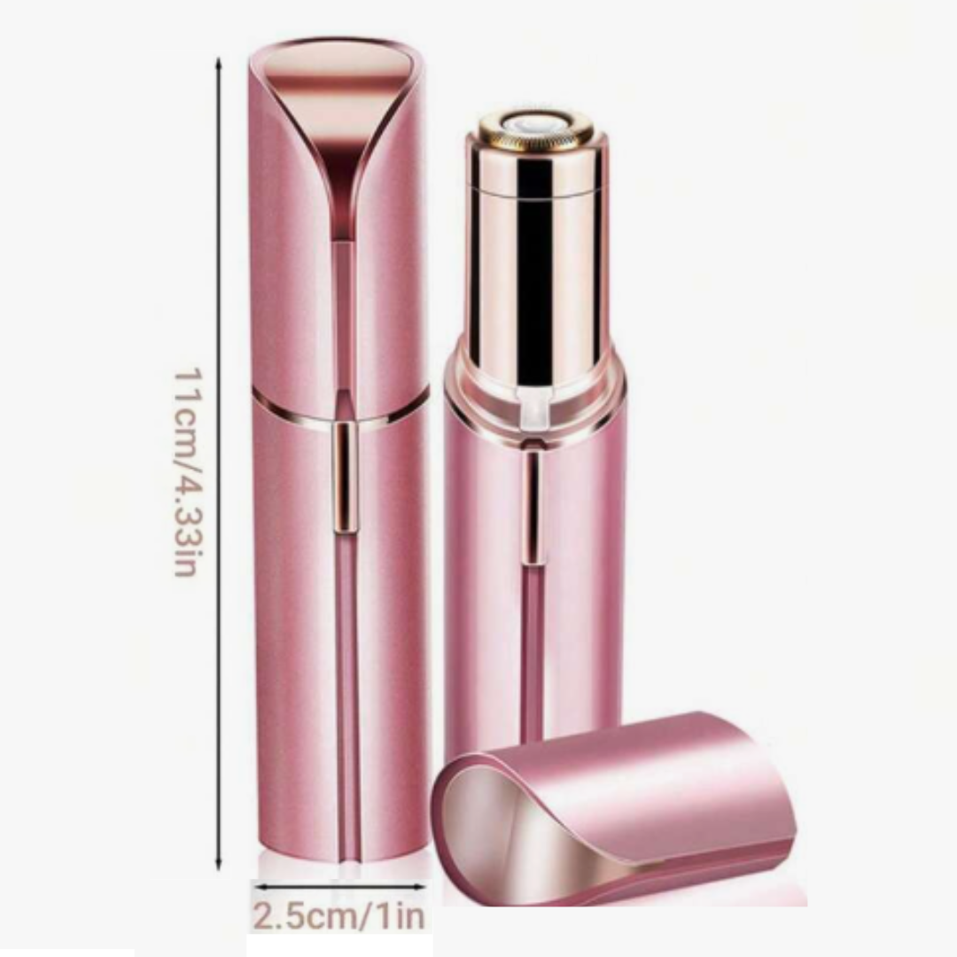 Depiladora eléctrica portátil en forma de lápiz labial