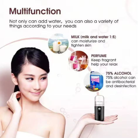 Mini humidificador facial portátil