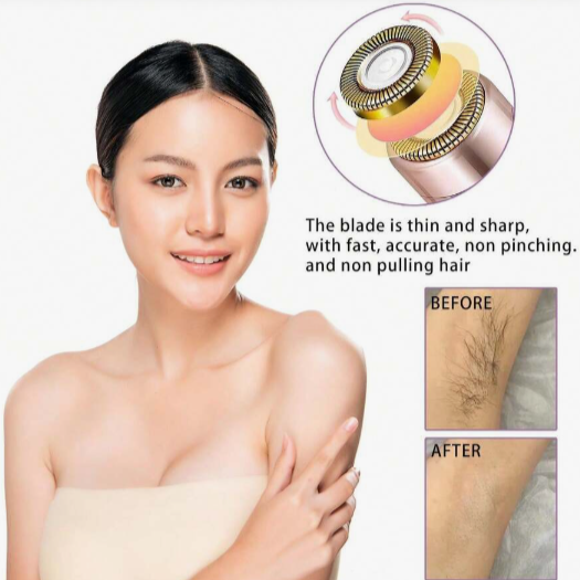 Depiladora eléctrica portátil en forma de lápiz labial