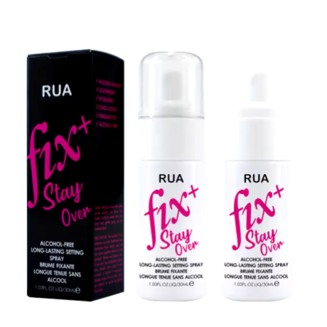 Spray fijador de maquillaje (resistente al agua y sudor)